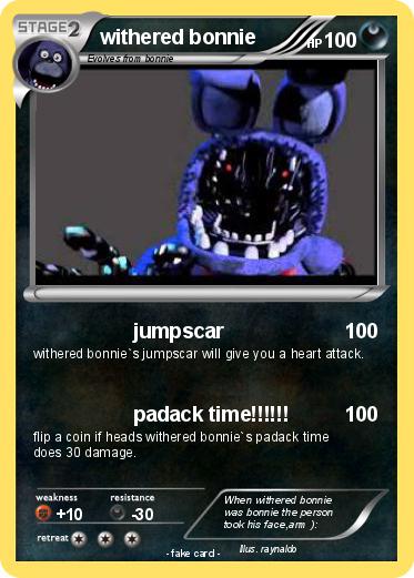 Pokemon withered bonnie