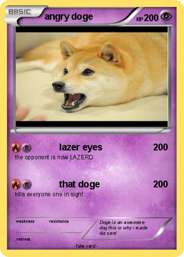 Pokemon angry doge
