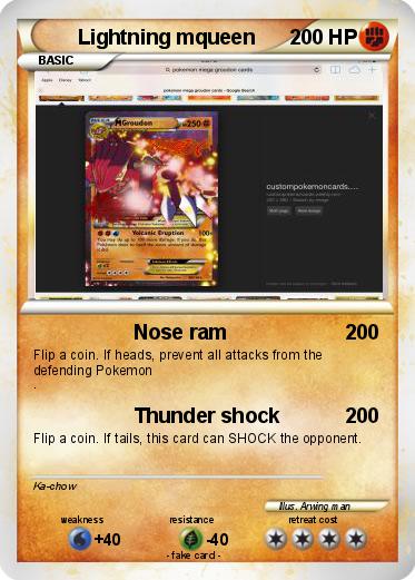 Pokemon Lightning mqueen