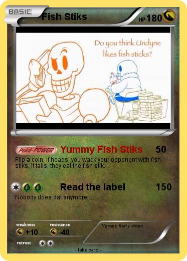 Pokemon Fish Stiks