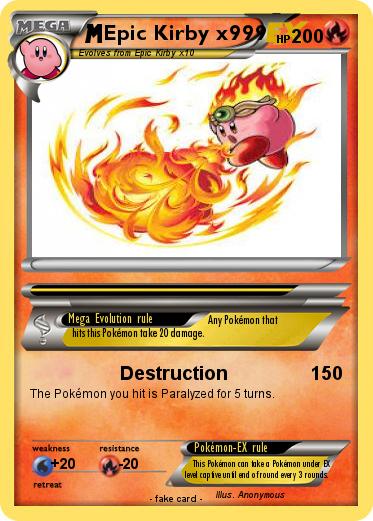 Pokemon Epic Kirby x999