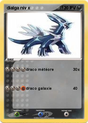 Pokemon dialga niv x