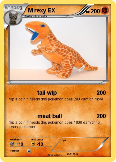 Pokemon M rexy EX