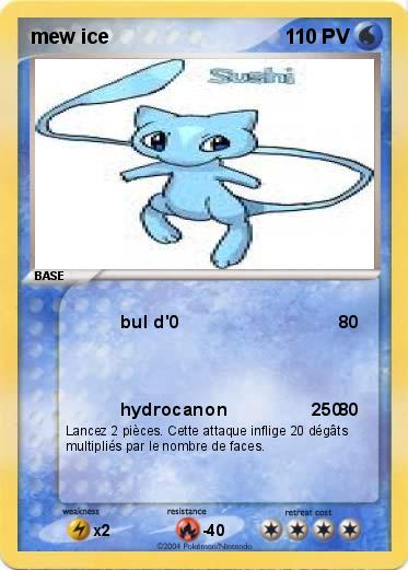 Pokemon mew ice