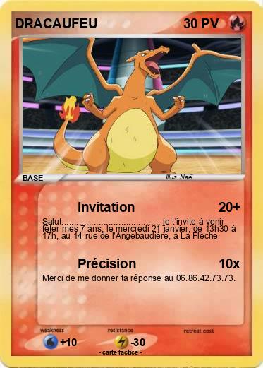 Pokemon DRACAUFEU