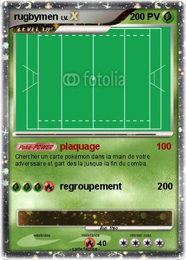Pokemon rugbymen