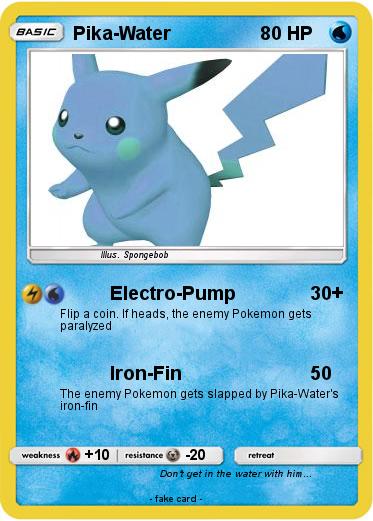 Pokemon Pika-Water