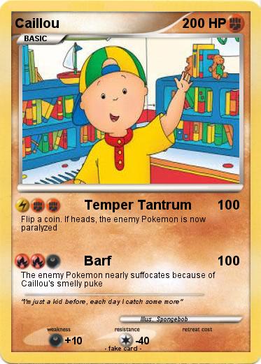 Pokemon Caillou