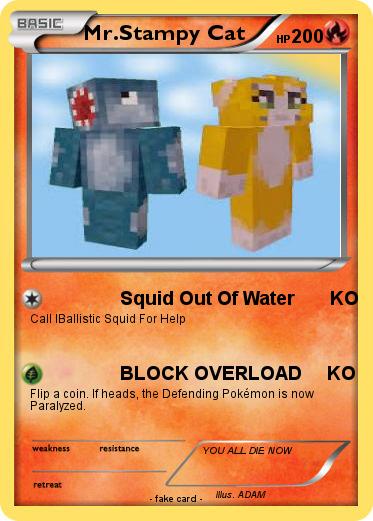 Pokemon Mr.Stampy Cat