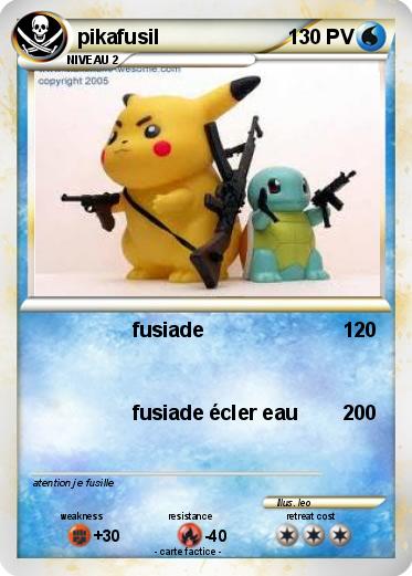 Pokemon pikafusil