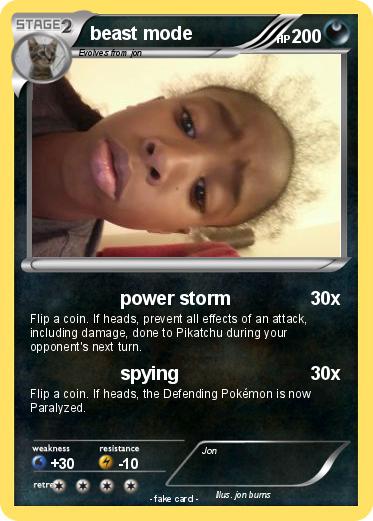 Pokemon beast mode