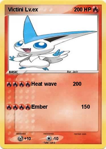 Pokemon Victini Lv.ex