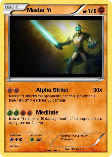 Pokemon Master Yi