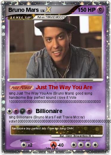 Pokemon Bruno Mars