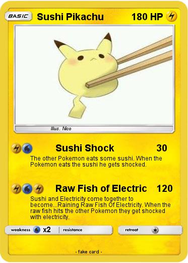 Pokemon Sushi Pikachu