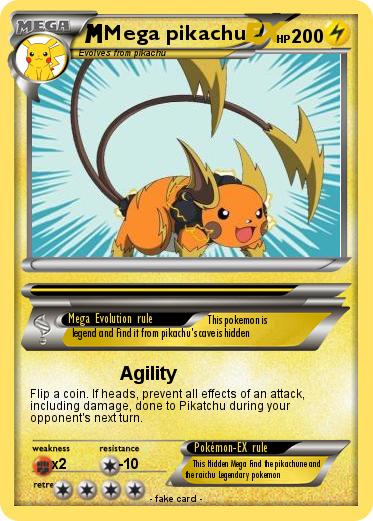 Pokemon Mega pikachu