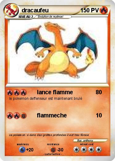 Pokemon dracaufeu
