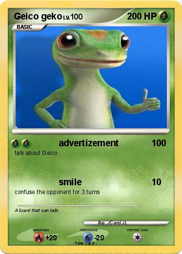 Pokemon Geico geko