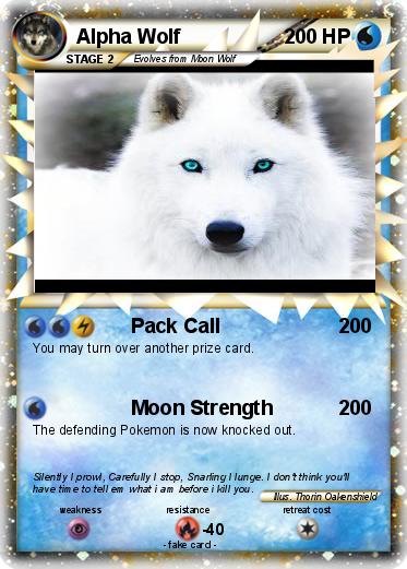 Pokemon Alpha Wolf