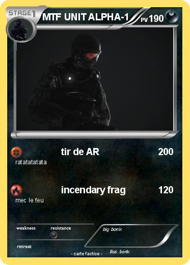 Pokemon MTF UNIT ALPHA-1