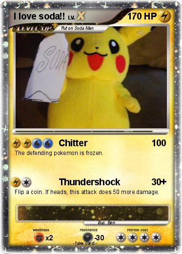 Pokemon I love soda!!