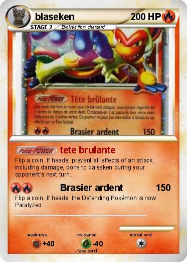 Pokemon blaseken