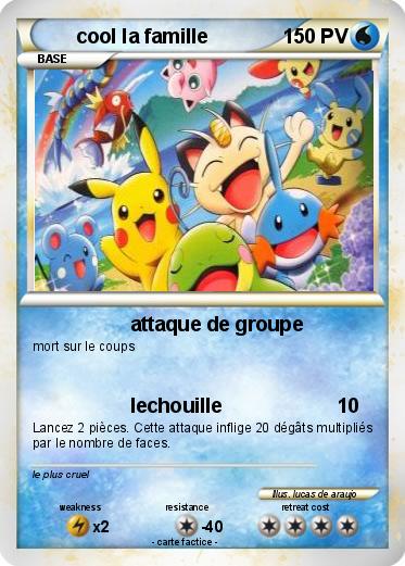 Pokemon cool la famille