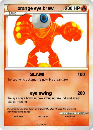 Pokemon orange eye brawl
