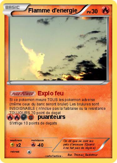 Pokemon Flamme d'energie