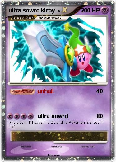 Pokemon ultra sowrd kirby