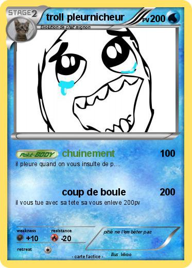 Pokemon troll pleurnicheur