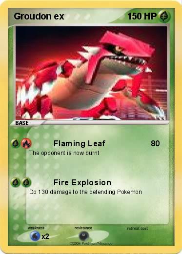 Pokemon Groudon ex                                     