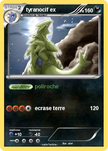 Pokemon tyranocif ex