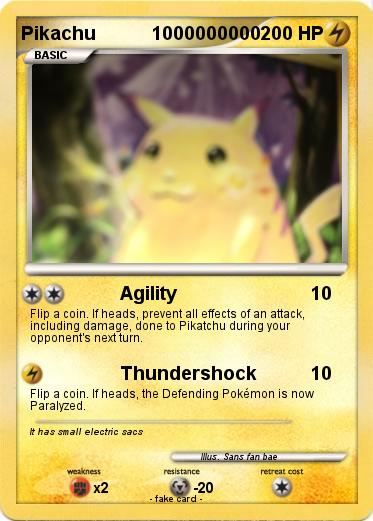 Pokemon Pikachu           1000000000
