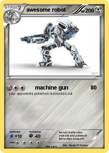Pokemon awesome robot