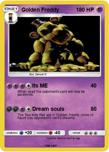 Pokemon Golden Freddy