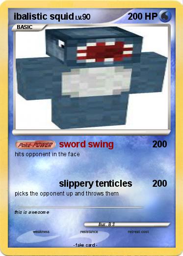 Pokemon ibalistic squid