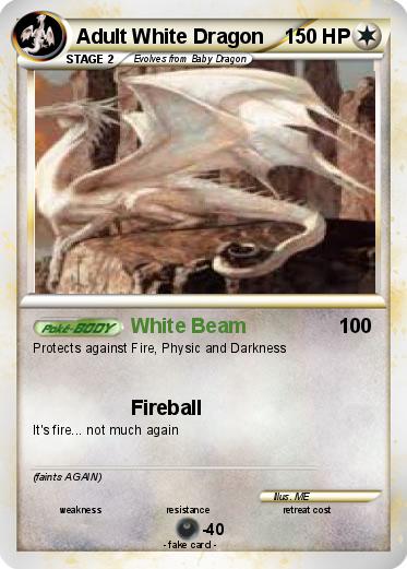 Pokemon Adult White Dragon