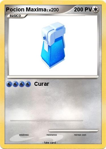 Pokemon Pocion Maxima