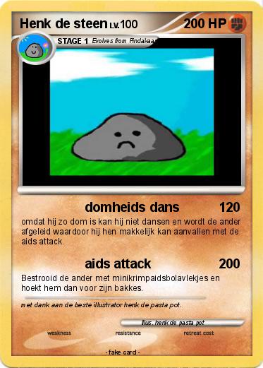 Pokemon Henk de steen