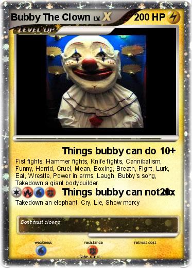 Pokemon Bubby The Clown