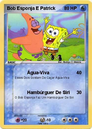 Pokemon Bob Esponja E Patrick