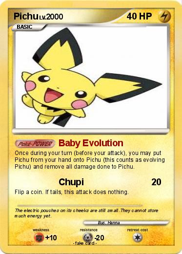 Pokemon Pichu