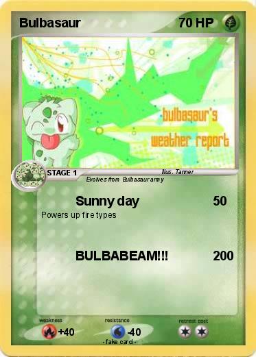 Pokemon Bulbasaur