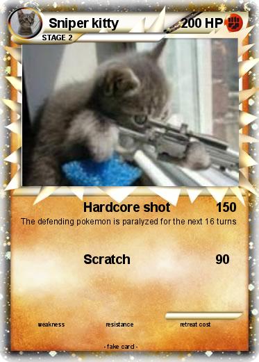 Pokemon Sniper kitty
