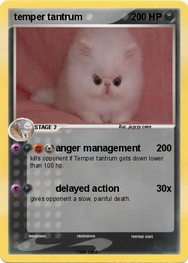 Pokemon temper tantrum