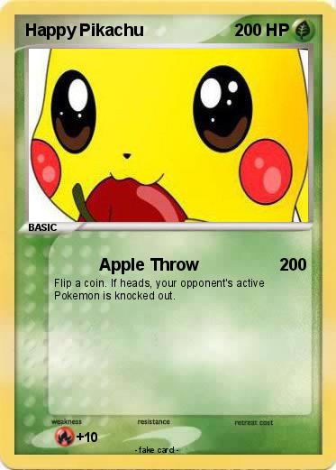 Pokemon Happy Pikachu