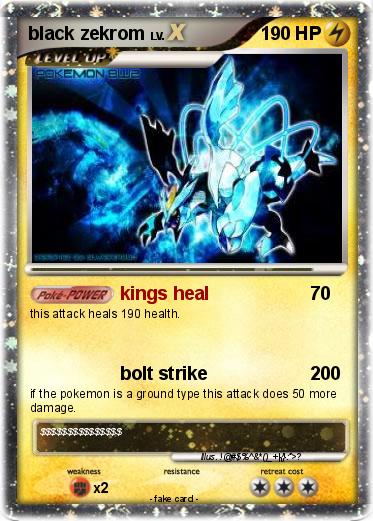 Pokemon black zekrom