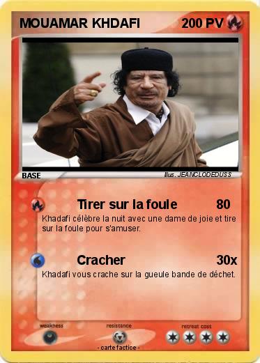 Pokemon MOUAMAR KHDAFI