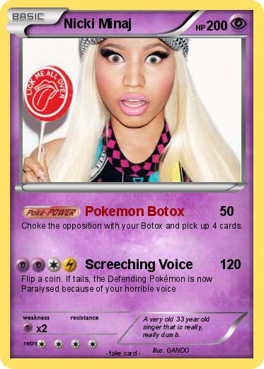 Pokemon Nicki Minaj